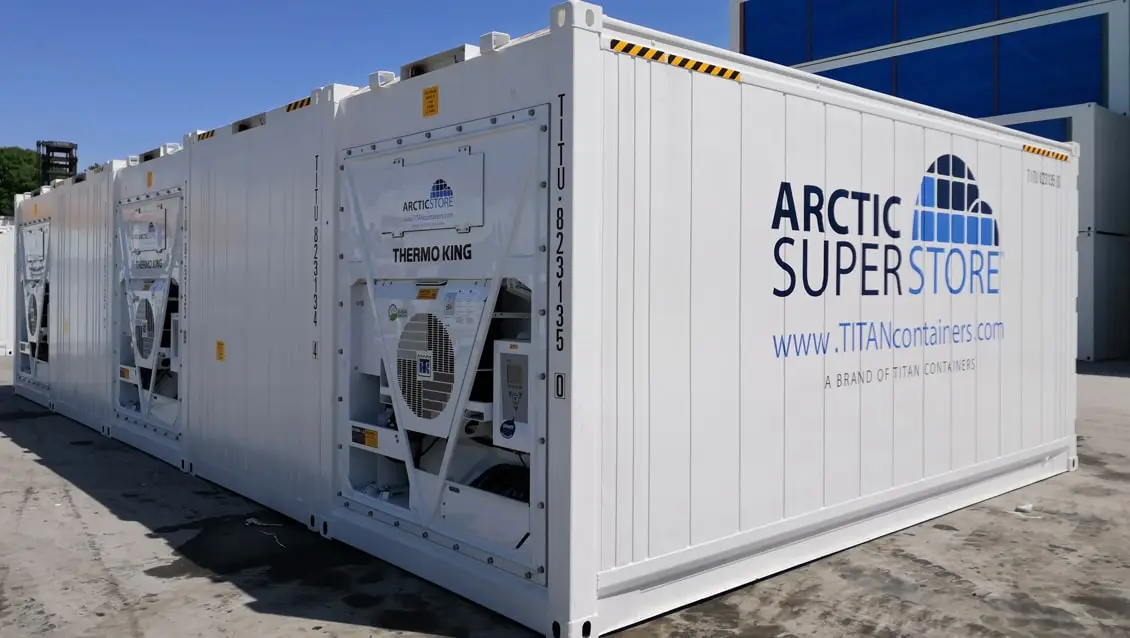 20英尺 Arctic SuperStore 模块化冷藏集装箱出租