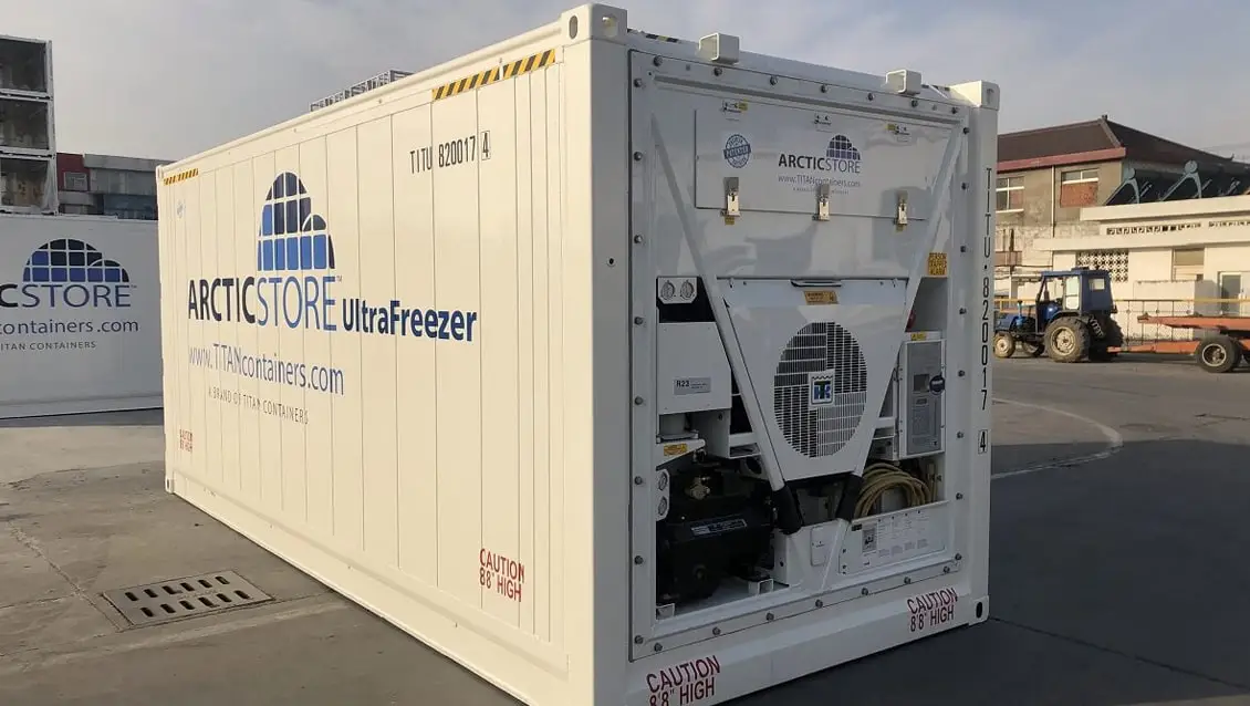 20英尺 Arctic UltraFreezer 冷冻集装箱出租