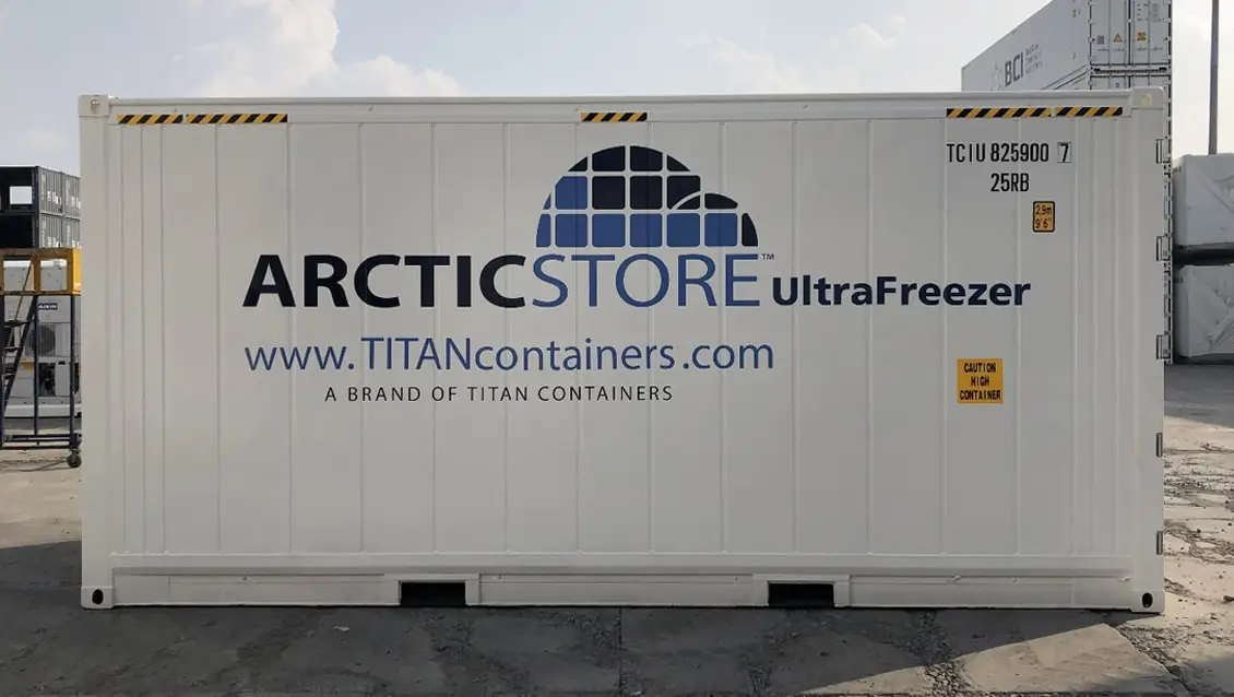 20英尺 Arctic UltraFreezer 冷冻集装箱出租