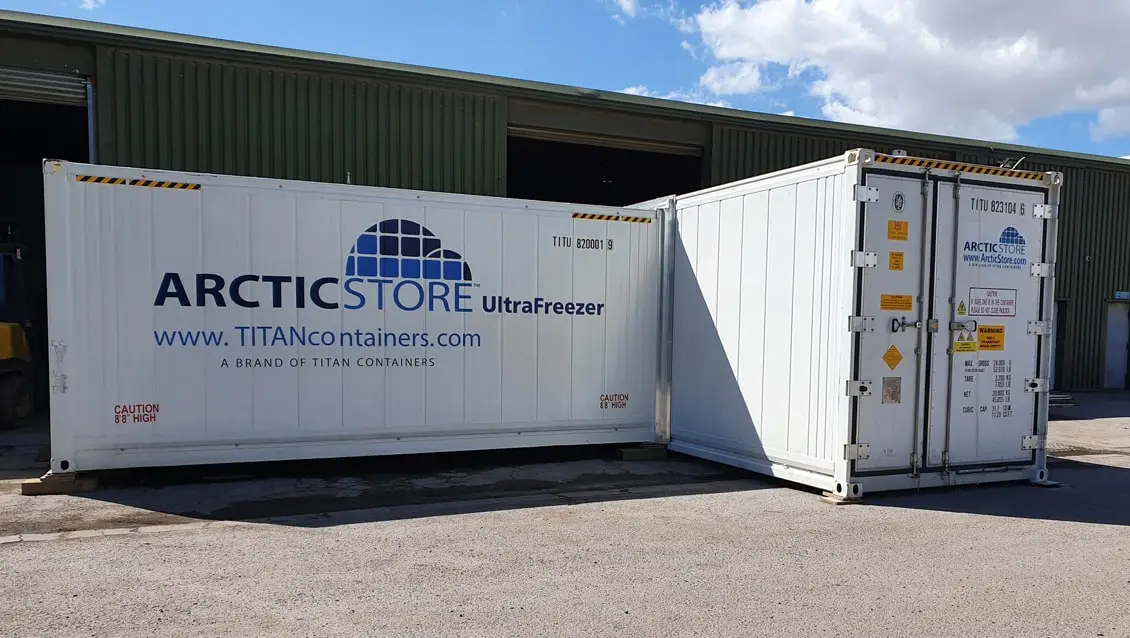 20英尺 Arctic UltraFreezer 冷冻集装箱出租