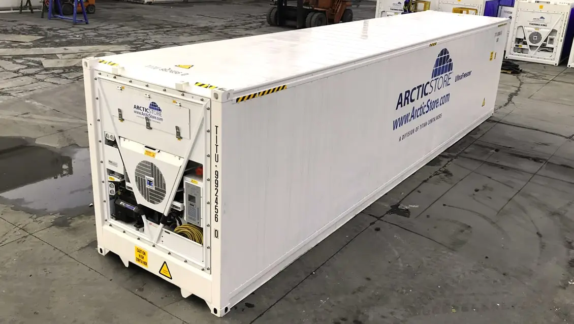 40英尺 Arctic UltraFreezer 冷藏存储——冷冻冷藏集装箱