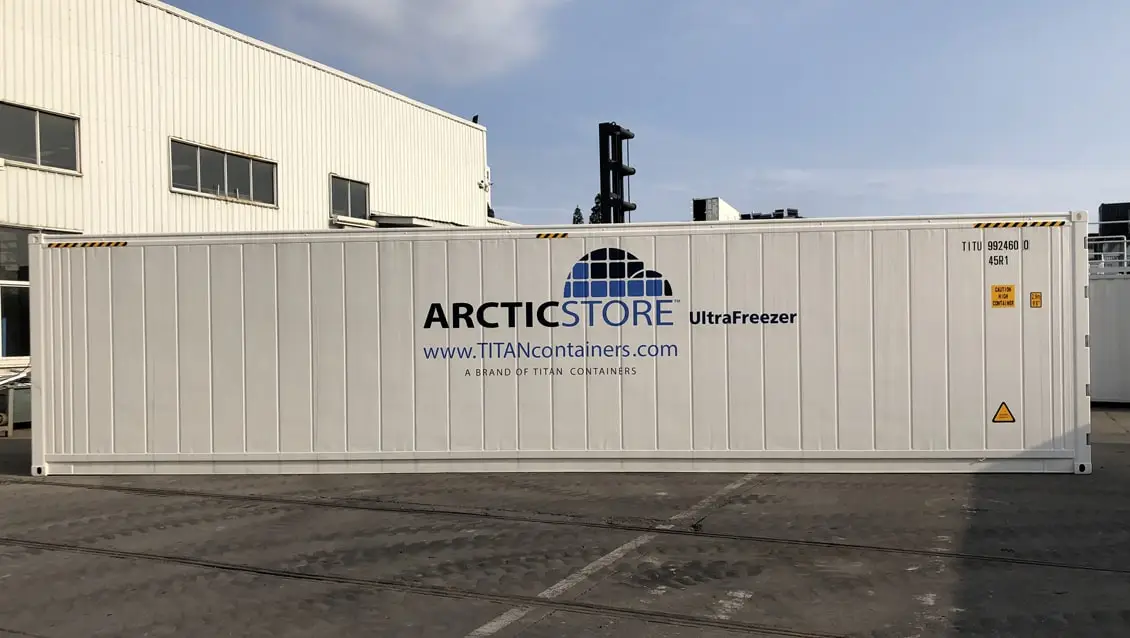 40英尺 Arctic UltraFreezer 冷藏存储——冷冻冷藏集装箱