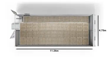 2个40英尺双舱Arctic SuperStore内的42个英国托盘