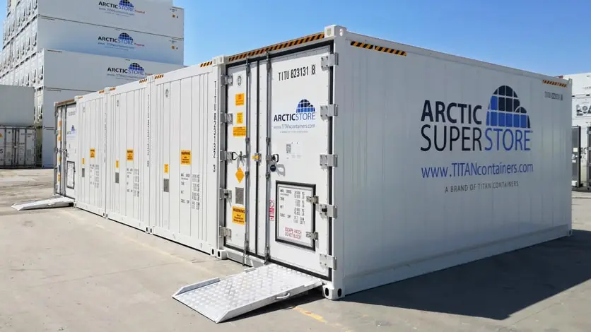 Arctic SuperStore模块化冷藏出租集装箱