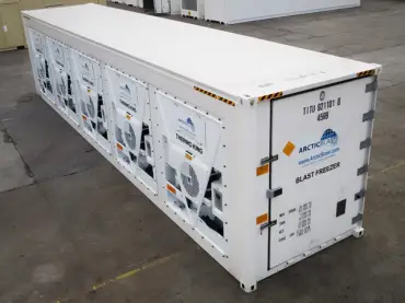 ArcticBlast快速冷却冷藏出租集装箱