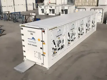 ArcticBlast快速冷却冷藏出租集装箱
