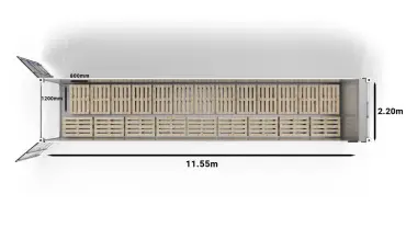 40英尺 UltraFreezer 可容纳22个欧式托盘