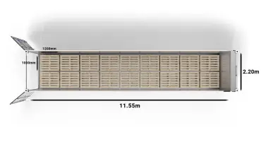 40英尺 UltraFreezer 可容纳18个英国托盘
