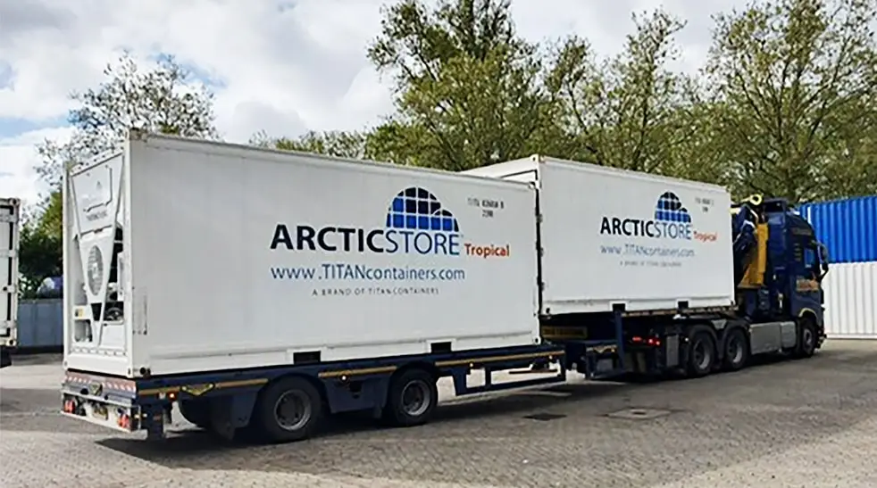 ArcticStore 德国贸易展会用冷藏集装箱